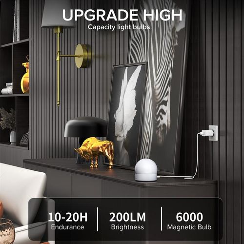 Premium 2-Pack Home Illumination Set: High-Capacity Magnetic Sensor Lights