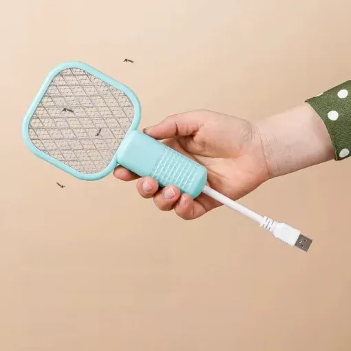 USB Mosquito Swatter Rechargeable Electric Fly Killer
