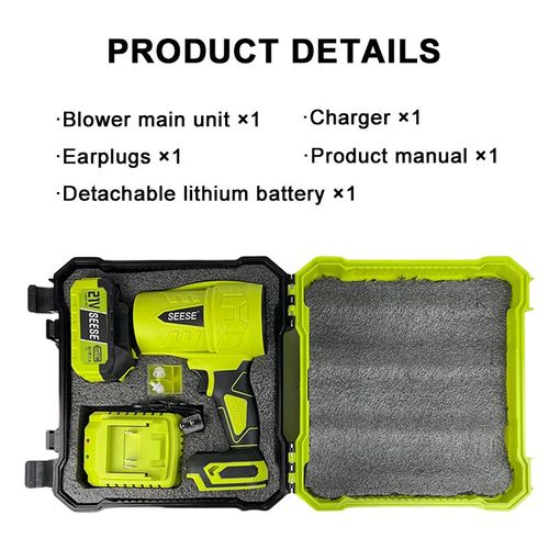 Cordless Turbo Jet Blower 500G High Thrust – Aircraft Engine Principle Leaf & Car Dryer