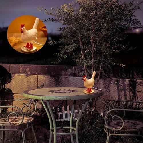 Creative Chicken Butt Design Decorative Night Light, USB Powered 3D Resin Chicken Desktop Ornament, Novelty Lighting for Home Decor, Holiday Party Gift