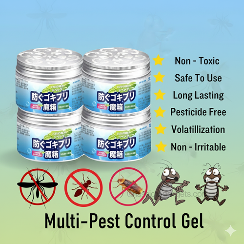 Natural Multi-Pest Repellent Gel – Safe for Babies & Pregnant Women (60 Days Effect)