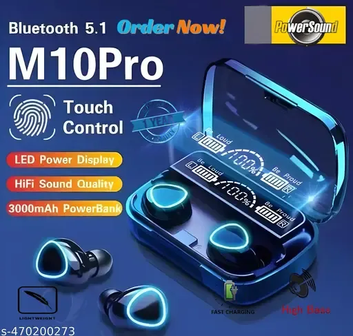 Wireless Earbudsr withPowerbank