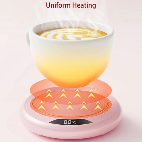 Smart Coffee Warmer Pad - 3 Temperature Settings & 8H Auto Shut-Off