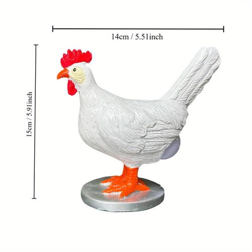 Creative Chicken Butt Design Decorative Night Light, USB Powered 3D Resin Chicken Desktop Ornament, Novelty Lighting for Home Decor, Holiday Party Gift
