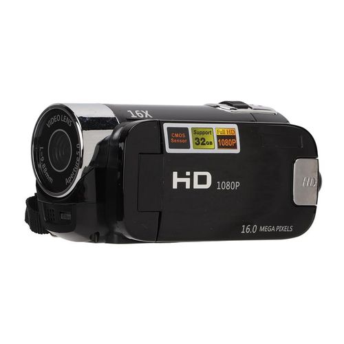 HD 1080P Handheld Camcorder - 16X Digital Zoom Portable Video Recorder, 16MP CMOS Sensor Vlogging Camera for Family, Travel & Events