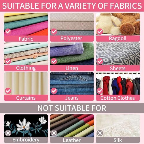 Fine Pinhole Clothing Tagging Gun Kit - 1000 Fasteners (Black-White) & Spare Needles - No Fabric Damage for Boutique & Crafts