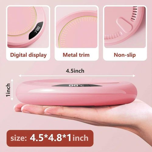 Smart Coffee Warmer Pad - 3 Temperature Settings & 8H Auto Shut-Off