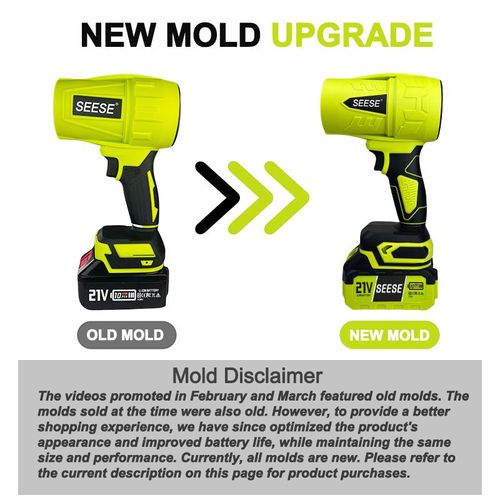 Cordless Turbo Jet Blower 500G High Thrust – Aircraft Engine Principle Leaf & Car Dryer