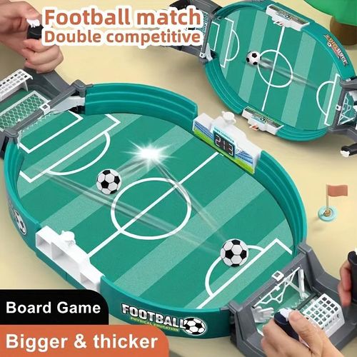 Interactive Tabletop Football Soccer Game for Kids & Adults – Two-Player Parent-Child Board Game
