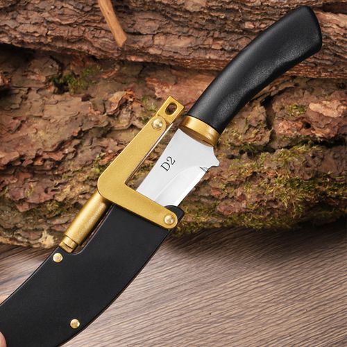 D2 Steel Mini Keychain Knife with Sheath – Sharp EDC Fixed Blade Pocket Knife Tactical Hunting Gift for Men
