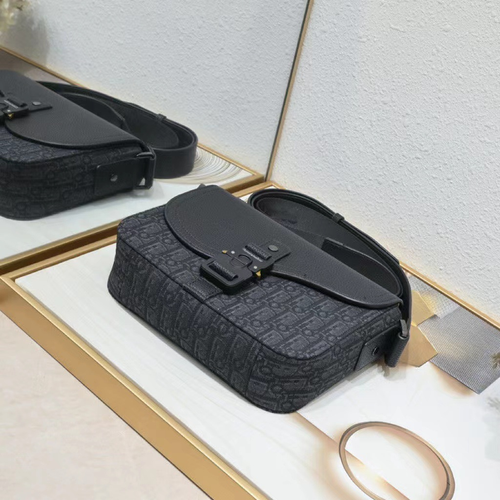 Classic Monogram Crossbody: Secure Buckle & Leather Accents