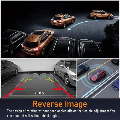 BCUOZ 4 Channel Dash Cam 1080P – Front, Rear, Left, Right Recording with 24H Parking Monitoring & WiFi