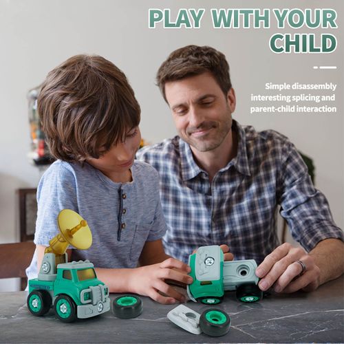 5-in-1 Peace Defender Robot DIY Building Kit with Electric Drill – Transform Military Trucks into Giant Robot STEM Toy for Kids 3-12 Years