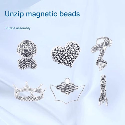 Multifunctional Magnetic Balls, Magnetic Beads, Magic Beads - Educational Assembled Toy (500 pieces)