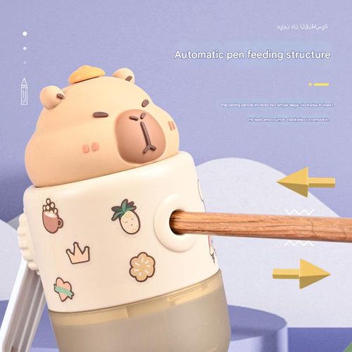 Automatic pencil sharpener, elementary school student pencil sharpener, children's pencil twister, Capibala pencil sharpener, special pencil sharpener