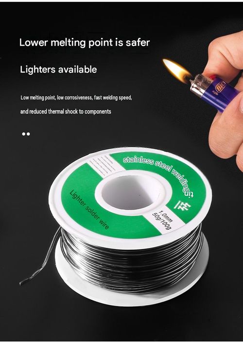 New type of stainless steel solder wire lighter, can use high-purity solder wire, universal welding tool.