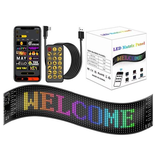 App-Controlled Bluetooth Flexible LED Advertising Screen