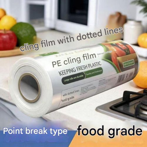 Perforated-tear cling film, food-grade (30cm x 30cm), approx. 1,600 sheets.