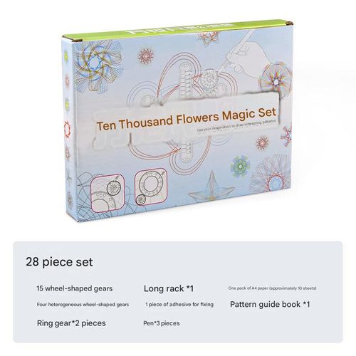 Educational Toy: Spirograph Magic Set (28-Piece Set)