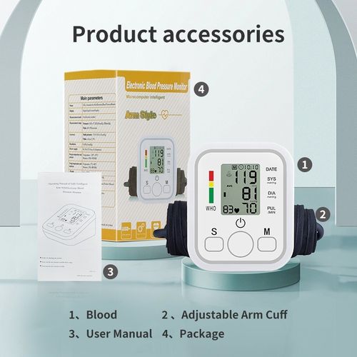 Electronic Arm Blood Pressure Monitor (Home Use)