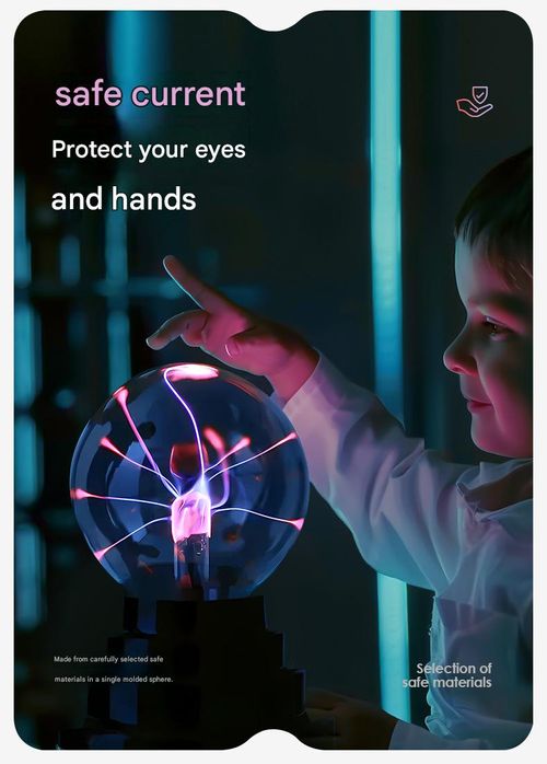 Touch-Sensitive Plasma Magic Ball — High-Tech, Stress-Relieving Lamp