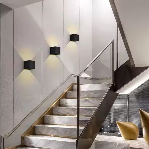🔥HOT SALE🔥Modern Simple Outdoor Waterproof Led Wall Lamp Hotel Creative Aisle Stairs Corridor Project Aluminum Wall Lights