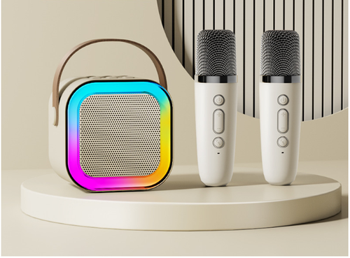 🔥HOT SALE - 49% OFF🔥 K12 Bluetooth speaker-microphone integrated outdoor live streaming home karaoke with microphone Bluetooth audio equipment