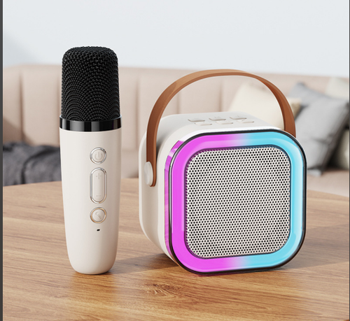 🔥HOT SALE - 49% OFF🔥 K12 Bluetooth speaker-microphone integrated outdoor live streaming home karaoke with microphone Bluetooth audio equipment