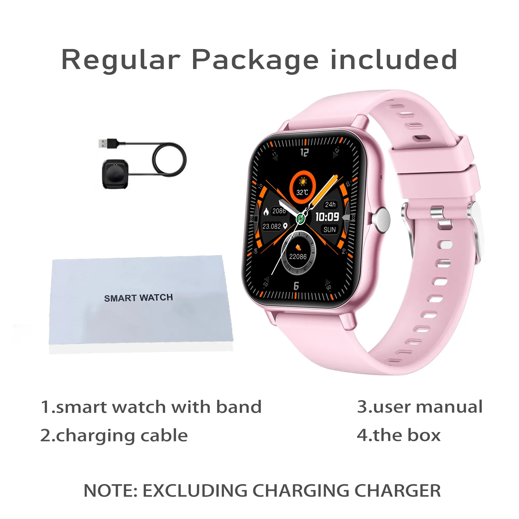 Smart Watch for Men & Women, 1.83 Touch Screen Bluetooth Watch with Notifications & Daily Activity Tracking, Comfortable Strap, Compatible with iPhone & Android