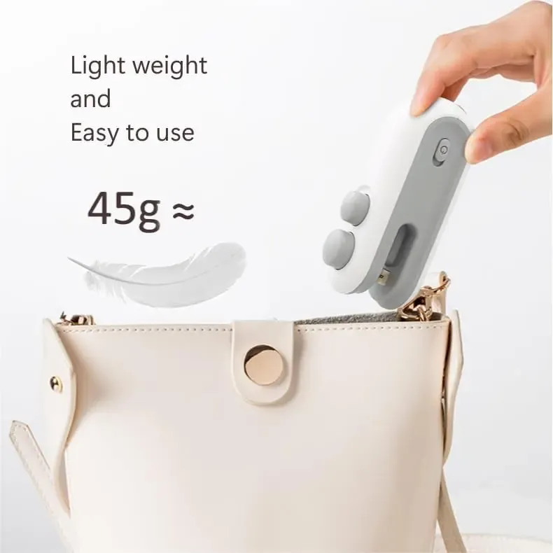Mini Bag Sealer,2 in 1 Mini Bag Sealer and Cutter,Rechargeable Chip Bag Sealer,Sealer Machine,Bag Sealer for Snack,Sealing Machine for Plastic Bags Snack Bags