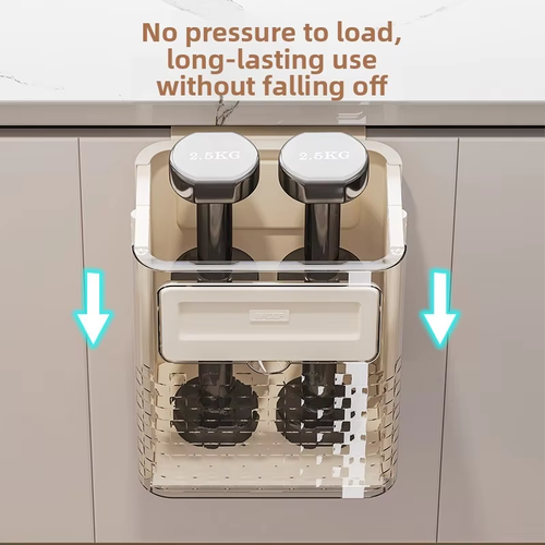 New Kitchen Wall Mounted Folding Trash Pode Pendurado Caixa De Armazenamento De Lixo Waste Bin Acessórios De Cozinha