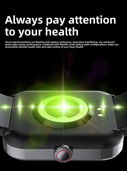 Relógio inteligente com chamada Bluetooth, monitor de frequência cardíaca, sono, SpO2, temperatura corporal, passos, calorias, atividades físicas e rastreamento de oxigênio.