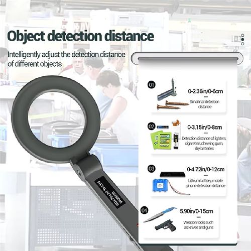 Metal Detector DM3004A Handheld Ajustável Portátil Rastreador Pinpointer Alarme Sensível Pesquisa Bobina Metal Detectar Ferramenta