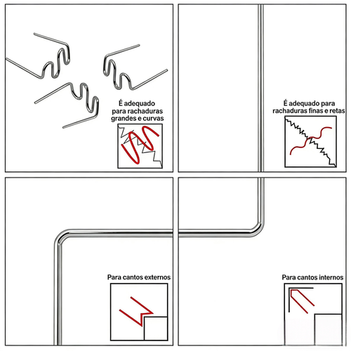 Pistola de Soldagem Plástica, Grampeador Térmico, Kit de Ferramentas para Reparação de Plástico e Diagnóstico Automotivo