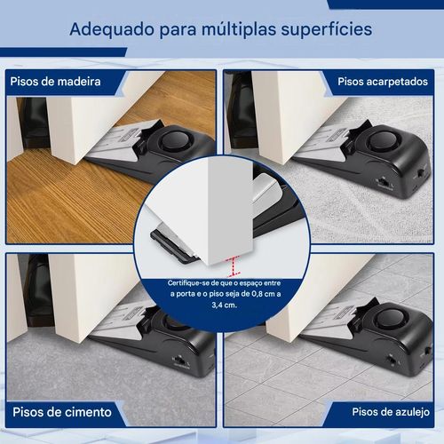 sistema de alarme de porta pessoal para uso doméstico