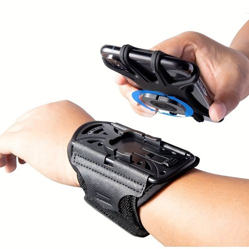 Wearable Wrist Phone Grip: 360° Rotating Hands-Free Holder for Fitness, Vlogging & Daily Use