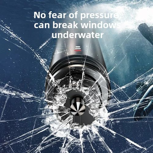 Tungsten Steel Auto Emergency Tool Mini Vehicle Interior Accessories 2 in 1 Car Safety Hammer With Seat Belt Cut