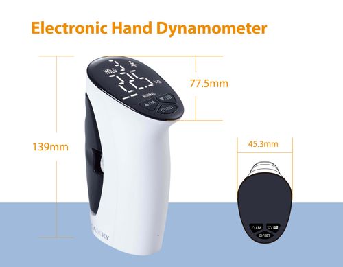 Hand Exercising Fitness Device Rechargeable Electronic Hand Dynamometer Digital Hand Power Tester Trainer Grip Strengthener