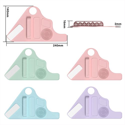 Best Selling Product  Makeup Assist Wrist Strap Silicone Makeup Brush Cleaning Pad Portable Palette