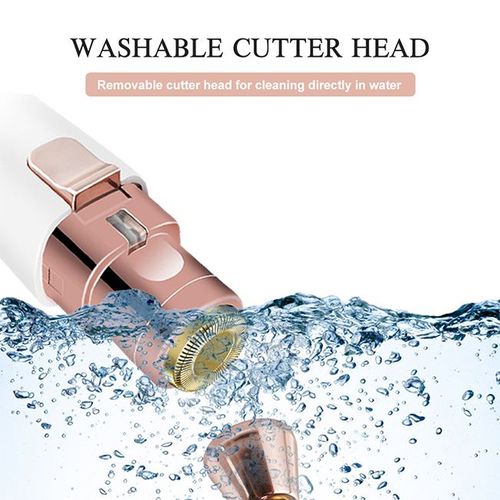 Double-headed electric eyebrow trimmer! Trim and shave two-in-one, saving time and effort, even beginners can easily use it!