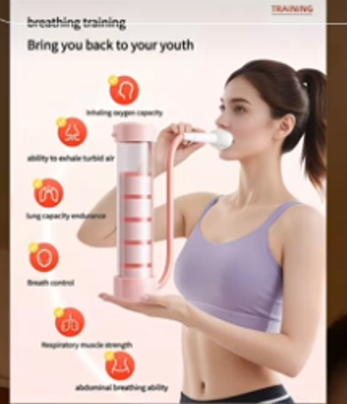 Strengthen your lungs with every breath! Breathing dumbbells are your portable health companion.