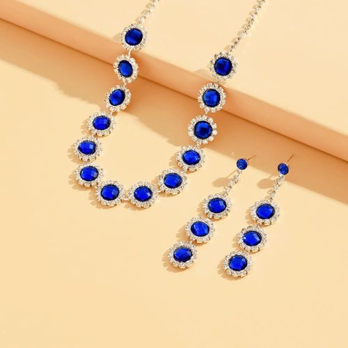 Best-Selling Gold Plated New Bride Set Accessories Elegant Cross-Border E-commerce Ring Bracelet Design for Anniversary
