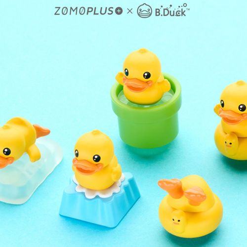 Little yellow duck keyboard keycaps, high-quality original custom mechanical keyboard keycaps.