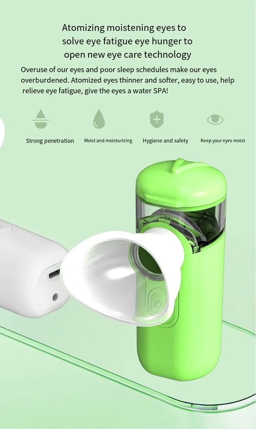 Portable eye moisturizer to relieve eye fatigue atomizer handheld rechargeable nano spray hydrating instrument eye cleaner