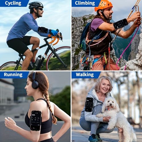 Wearable Wrist Phone Grip: 360° Rotating Hands-Free Holder for Fitness, Vlogging & Daily Use
