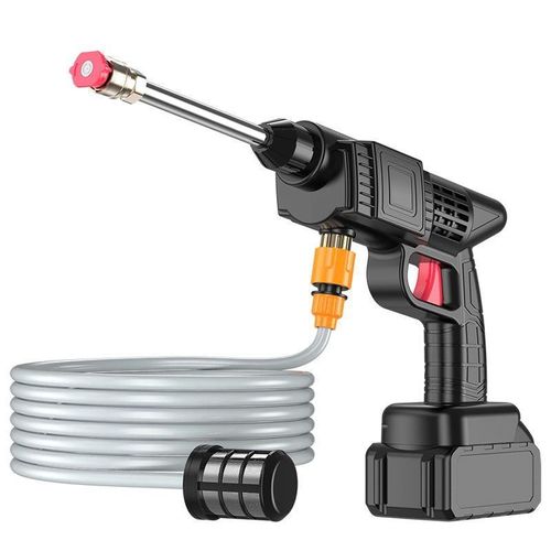 Imported High-Pressure Wireless Car Washer Powerful Water Gun Rechargeable Lithium Household Cleaning Tool Accessory