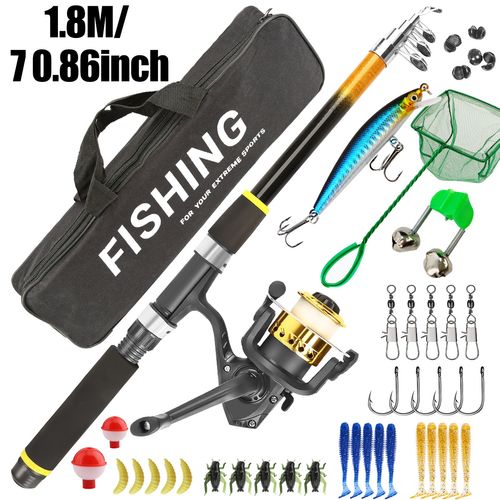 Sea rod lure rod full combination hard bait soft bait fishing reel retractable fishing rod novice beginner set full