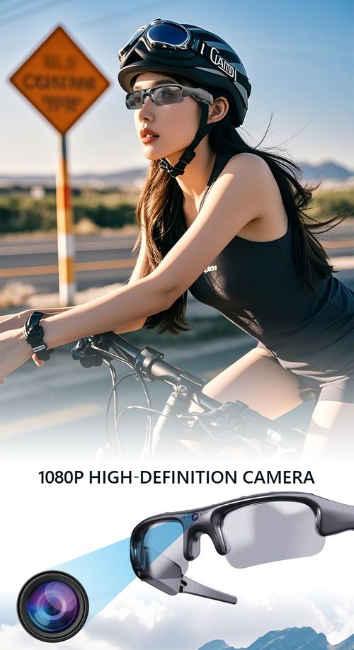 Popular outdoor sports camera cycling glasses wireless WIFI sunglasses Bluetooth smart photo recording