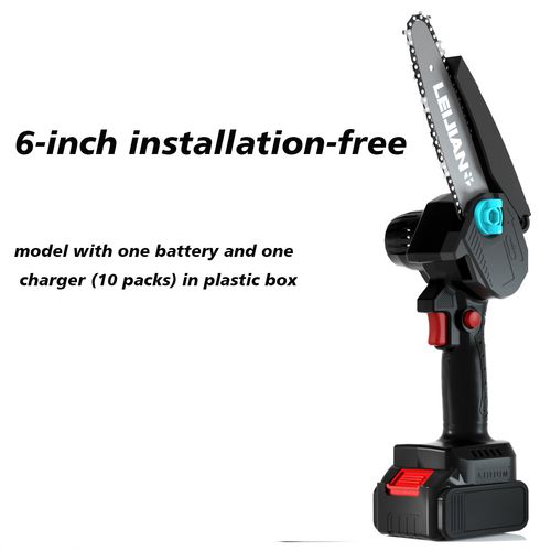 6-inch multifunctional household small saw portable electric chain saw rechargeable lithium battery logging saw
