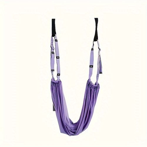 Versatile Aerial Yoga Hammock with Resistance Bands - Ideal for Ballet, Gymnastics & Pilates Enthusiasts - Stretch & Invert Fitness Gear, Medium Tension